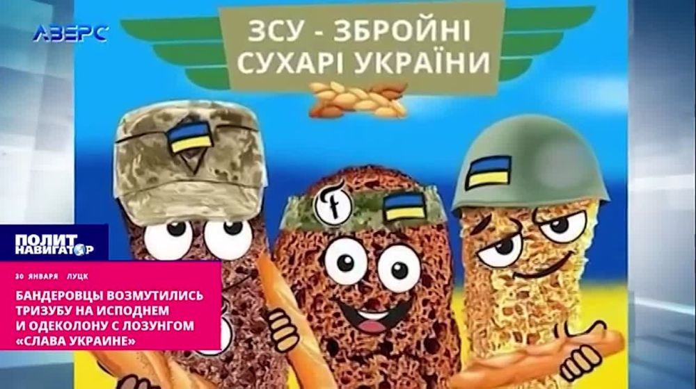 Бандеровцы возмутились «тризубом» на исподнем и одеколоном с лозунгом «Слава Украине»