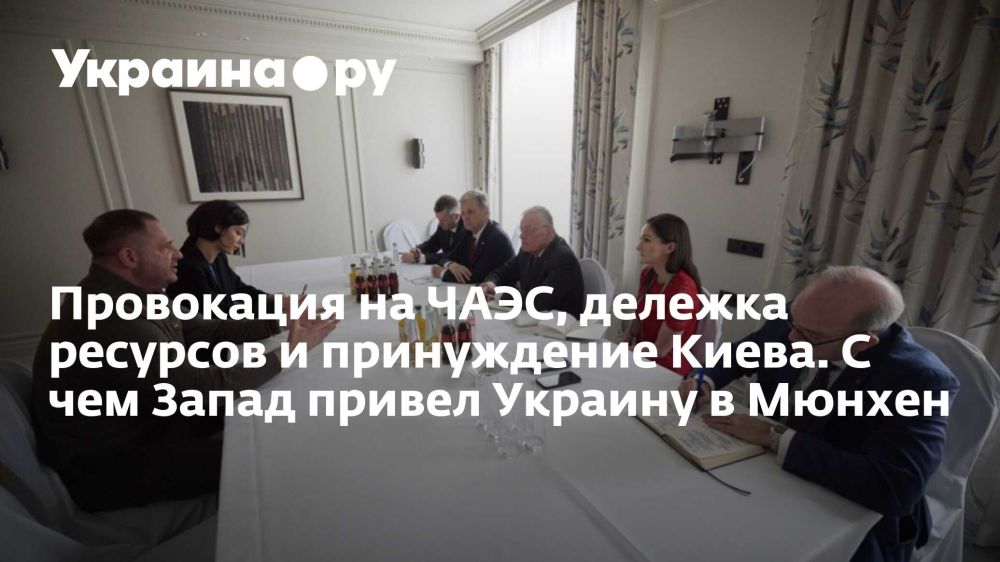Провокация на ЧАЭС, дележка ресурсов и принуждение Киева. С чем Запад привел Украину в Мюнхен