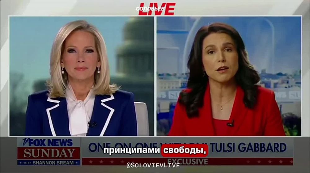 Директор Национальной разведки США Тулси Габбард о преследованиях оппозиции, СМИ и ограничении религиозных свобод на Украине