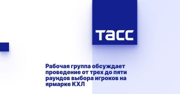Рабочая группа обсуждает проведение от трех до пяти раундов выбора игроков на ярмарке КХЛ