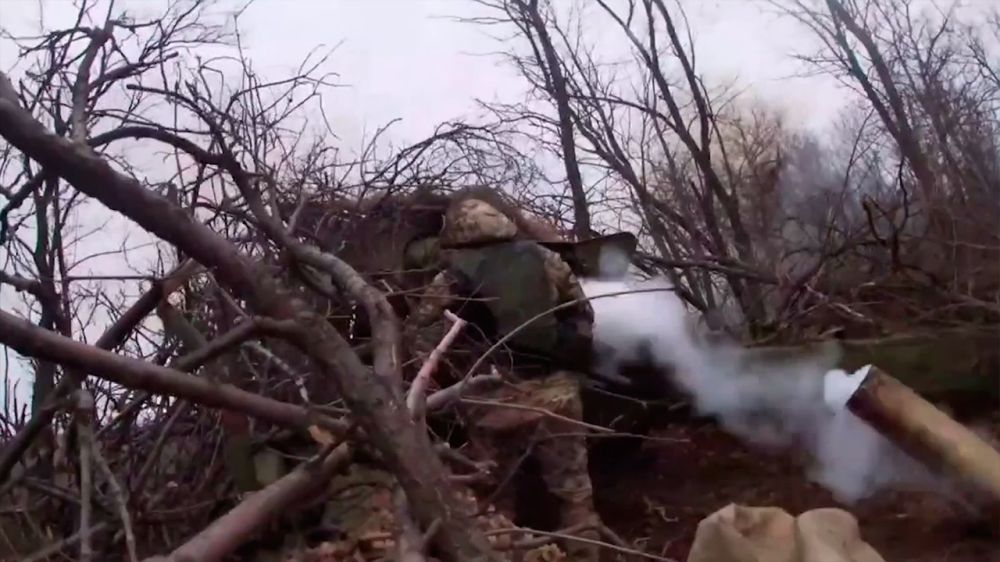 Артиллеристы уничтожили опорный пункт с пехоту ВСУ Запорожской области