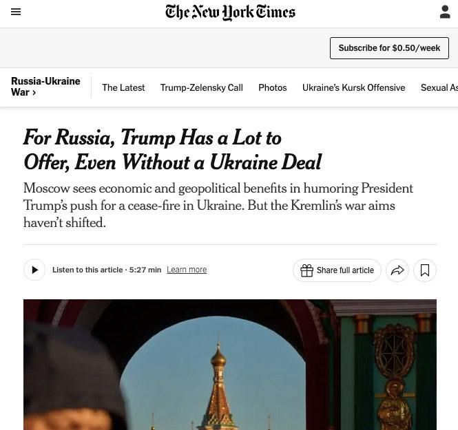 The New York Times: ������ ����, ��� ���������� ������, ���� ��� ���������� �� �������