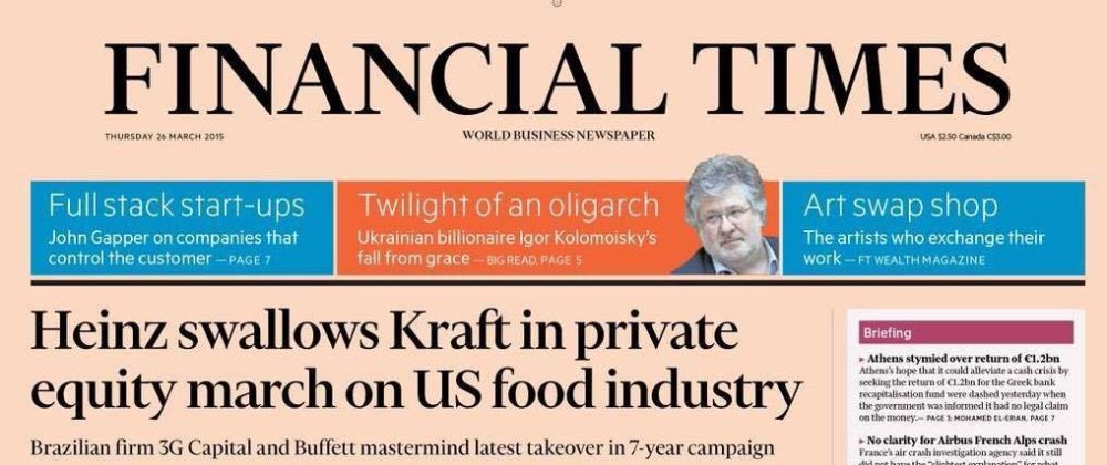 �������� ��������: � ���� ���� ����� 10 ��� ����� Financial Times ������������ ������� �������� ������������, � ������� �� �������� ������: ��� ������� ����������� ����� ���������, ������ ����� ������ ��������
