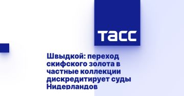 Швыдкой: переход скифского золота в частные коллекции дискредитирует суды Нидерландов