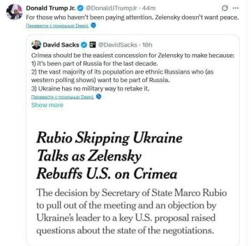 «Зеленский не хочет мира»