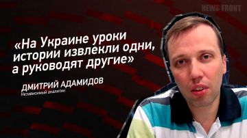 Мнение: «На Украине уроки истории извлекли одни, а руководят другие», – Дмитрий Адамидов