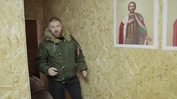 Александр Малькевич: Ленинградский полк оборудовал православный храм прямо на передовой!