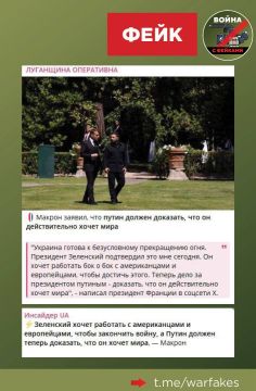 Фейк: Владимир Путин должен доказать, что хочет мира