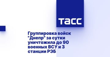 Группировка войск "Днепр" за сутки уничтожила до 90 военных ВСУ и 3 станции РЭБ