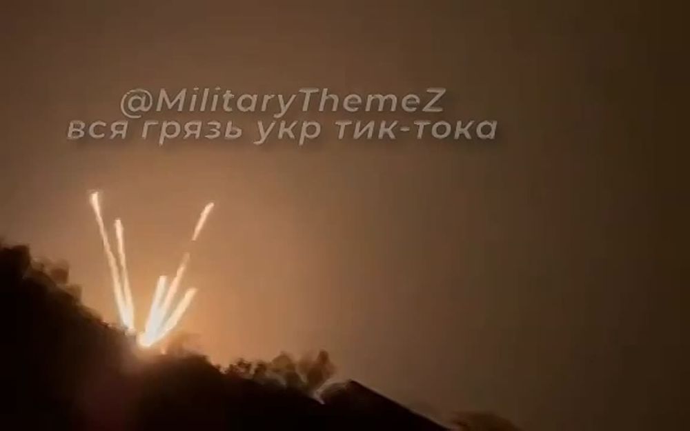 Ночной прилёт по Куеву. Говорят, что там рогули отмечали продажу редкоземельных металлов Вашингтону