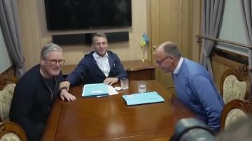 Мария Захарова: На видео президент Франции, премьер-министр Британии и канцлер Германии