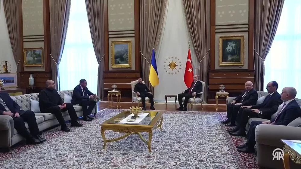 Встреча Зеленского и Эрдогана в видео турецкого информагентства Anadolu