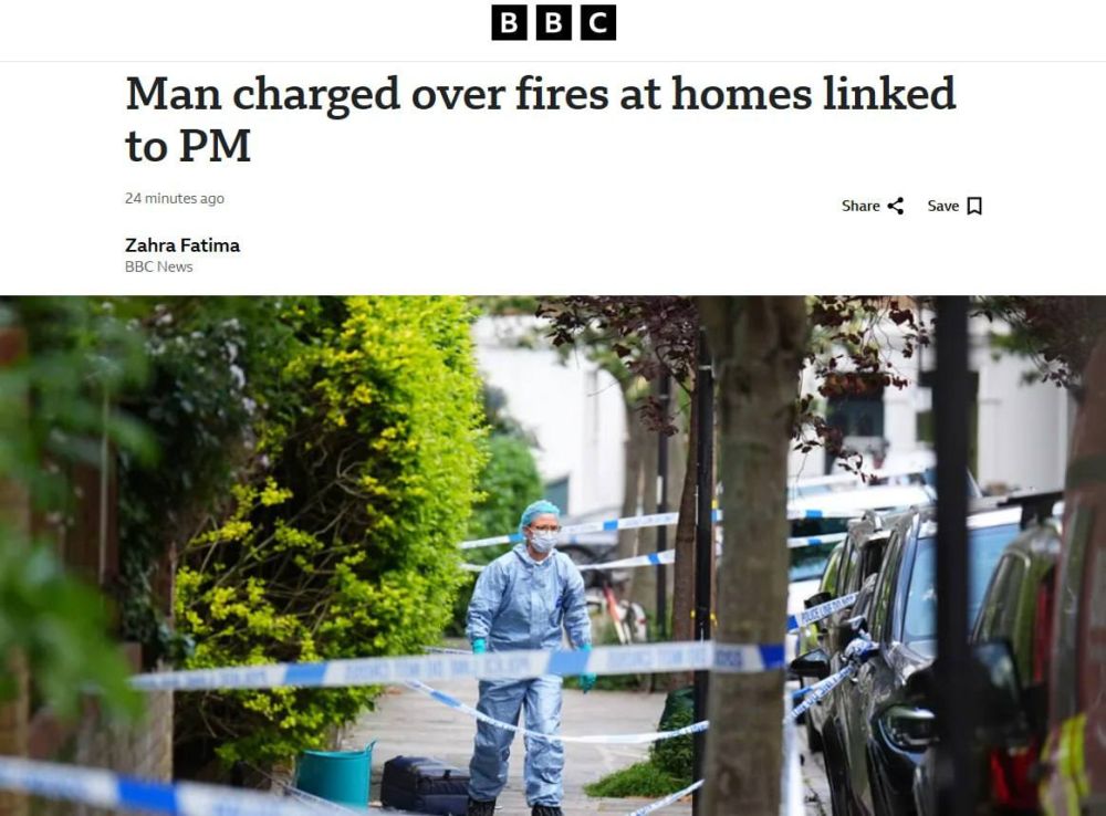 Украинец поджог британскому премьеру дом и машину, сообщил BBC