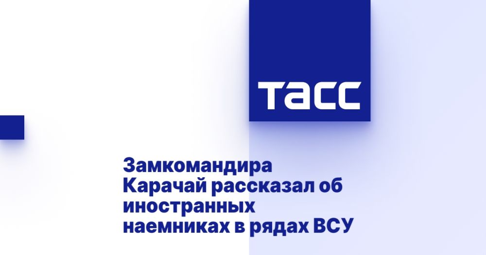 Командир Карачай рассказал об иностранных наемниках в рядах ВСУ