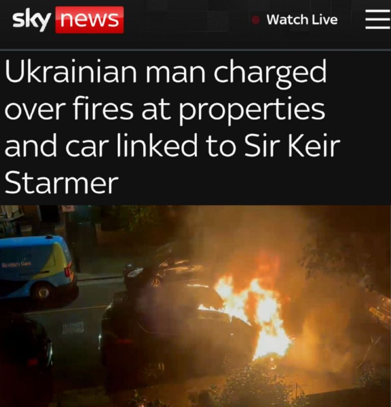 «Украинцу предъявлены обвинения в поджоге домов и автомобиля, связанных с Киром Стармером»: Обвиняемого в порче имущества премьера Великобритании 21-летнего гражданина Украины задержали, он находится под стражей