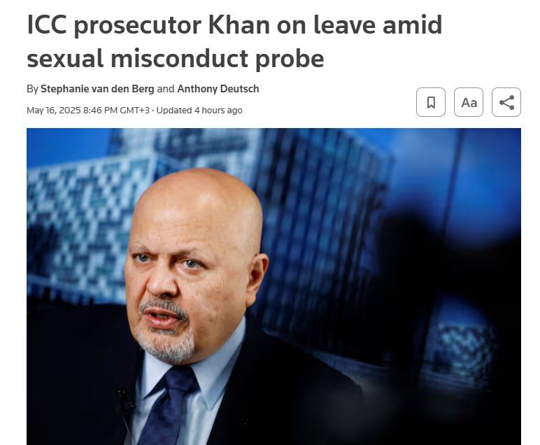 Прокурор МУС, выдавший ордер на арест Путина, ушел в «отпуск» из-за обвинений в сексуальных домогательствах