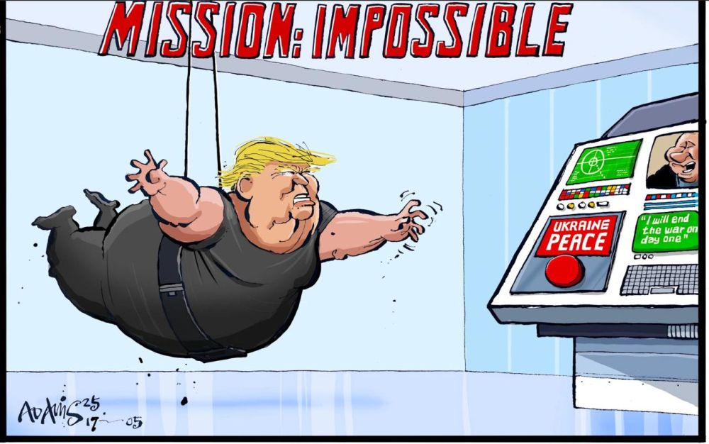 «Миссия невыполнима». Газета The Daily Telegraph решила объединить новости о релизе нового фильма с престарелым Томом Крузом и о желании Трампа установить мир на Украине