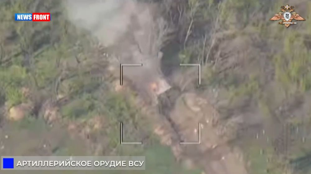 Уничтожение британской гаубицы FH-70 ВСУ в районе Берестка