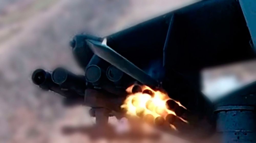 Экипаж Ми-35М поддержал с воздуха подразделения группировки «Север»