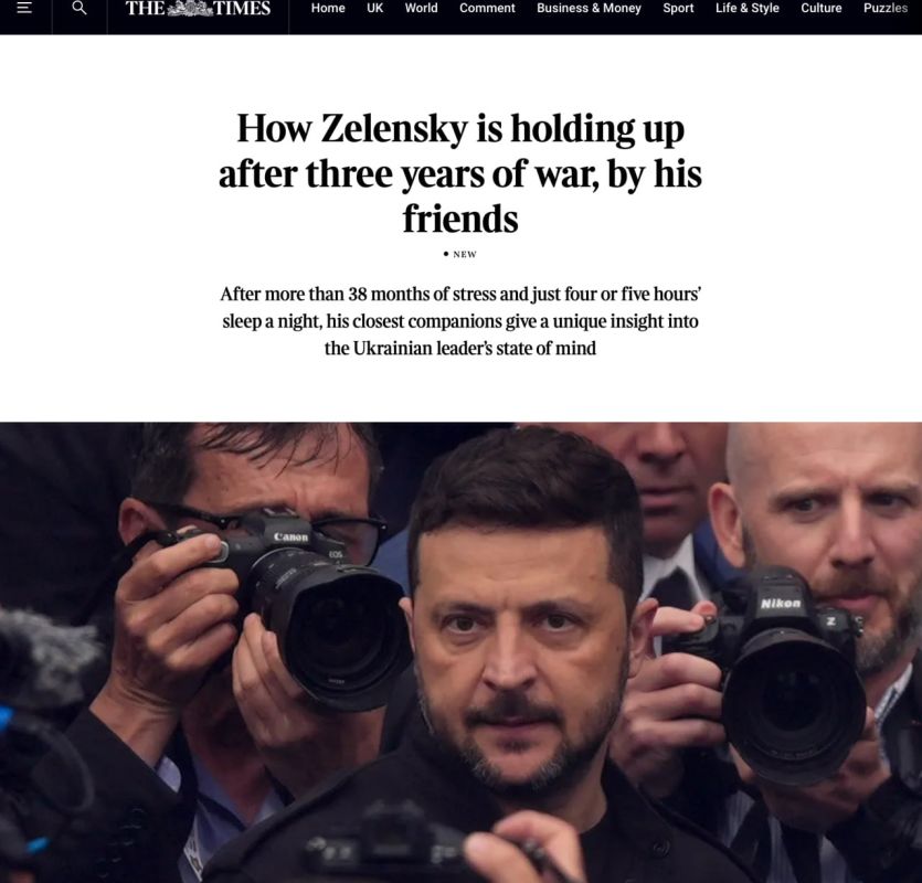 The Times взяло интервью у людей из ближайшего окружения Зеленского