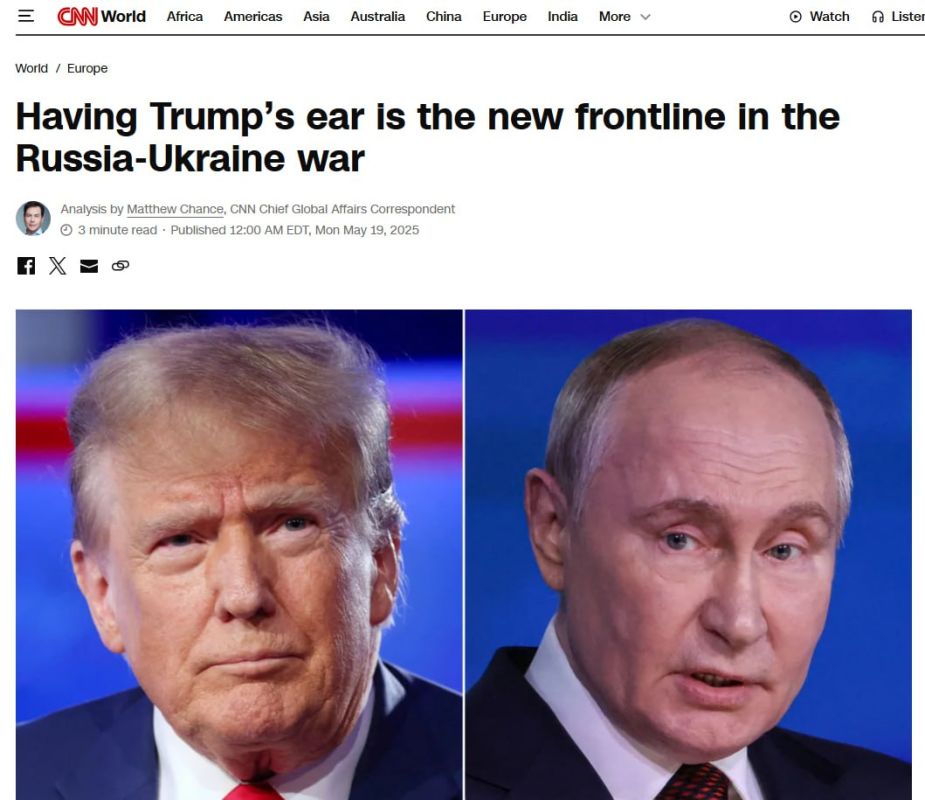 Трамп может навязать Украине «мир» по условиям Владимира Путина