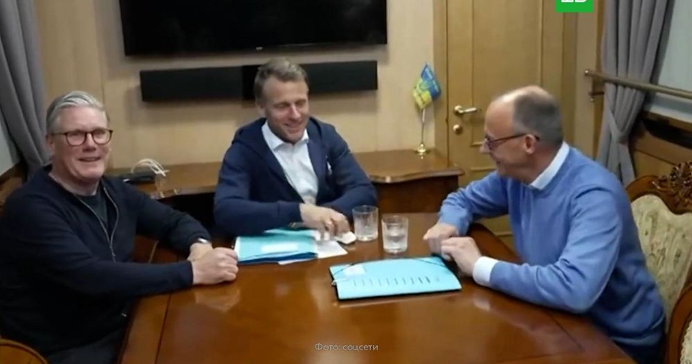 Медведев пошутил о «салфетке Макрона», говоря о конфликте на Украине