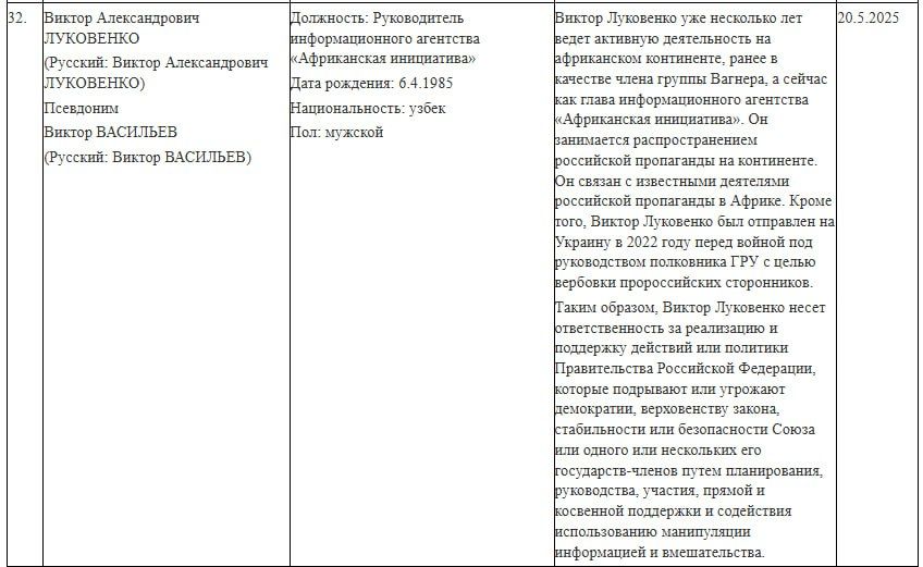 Совет ЕС сместил с должности главного редактора «Африканской инициативы»