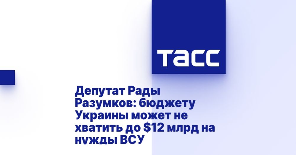 Депутат Рады Разумков: бюджету Украины может не хватить до $12 млрд на нужды ВСУ