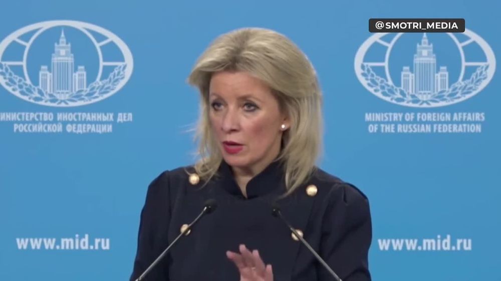 Мария Захарова:. "Власти Украины "крадут" у граждан русский язык, а сами даже на официальных переговорах говорят по-русски