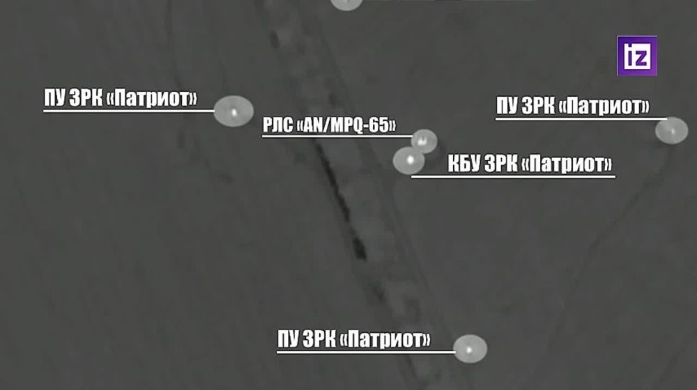 Расчет оперативно-тактического ракетного комплекса "Искандер-М" нанес удар по позиции ЗРК "Patriot" Вооруженных сил Украины