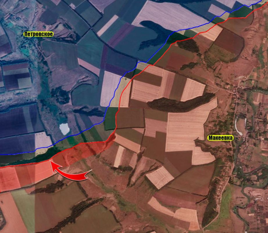На Рубцовском направлении войска ГрВ «Запад» развивают наступление в районе Петровского (Грековки), продвинувшись за сутки до 500 метров