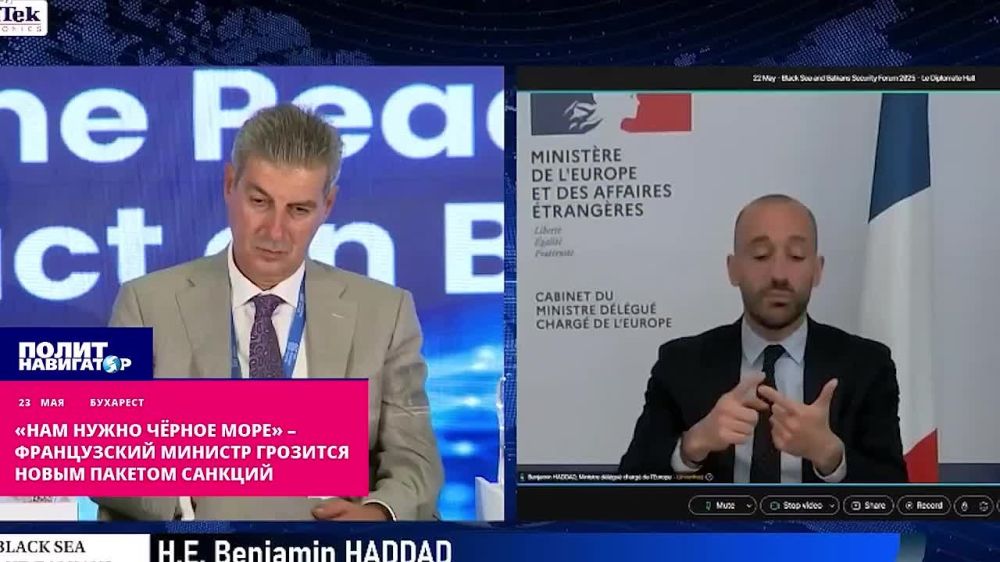 «Нам нужно Черное море: французский министр угрожает России