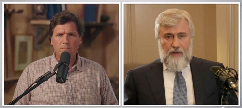 Экс-депутат Верховной Рады Вадим Новинский дал интервью Такеру Карлсону, где сообщил, что Зеленский не является избранным президентом, узурпировав власть