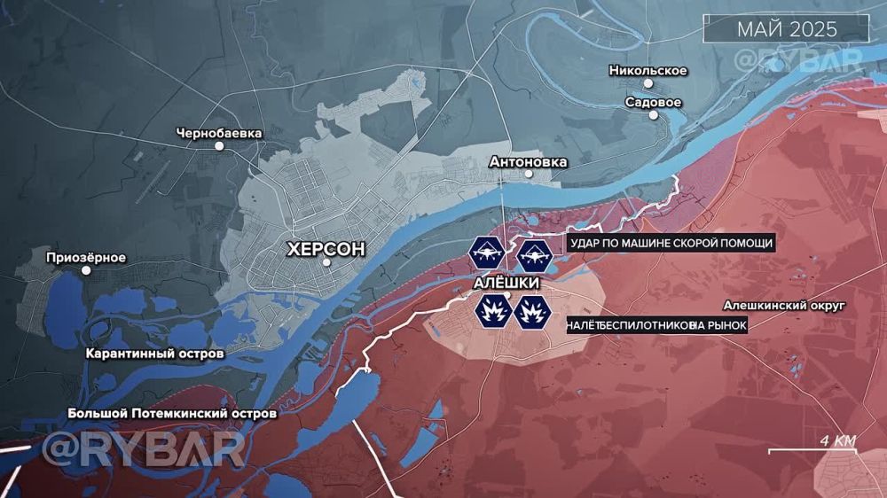 Херсонское направление: боестолкновения на островах и обстрелы левобережья Днепра за последние недели