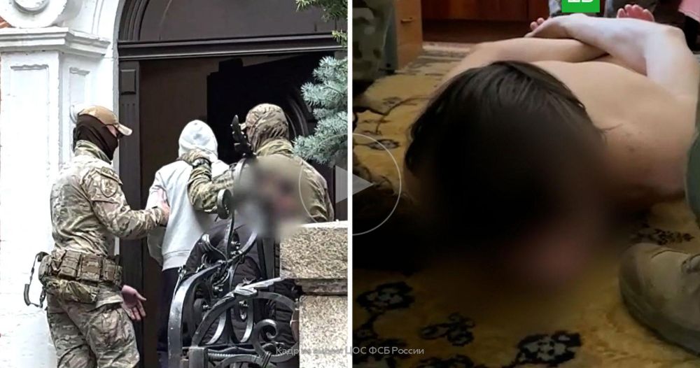 ФСБ показала задержание россиянина за подготовку теракта 9 Мая в Калининграде