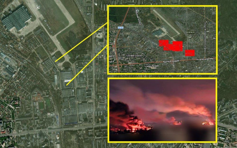 В Киеве одной из целей массированного ночного удара стал авиастроительный завод «Антонов»