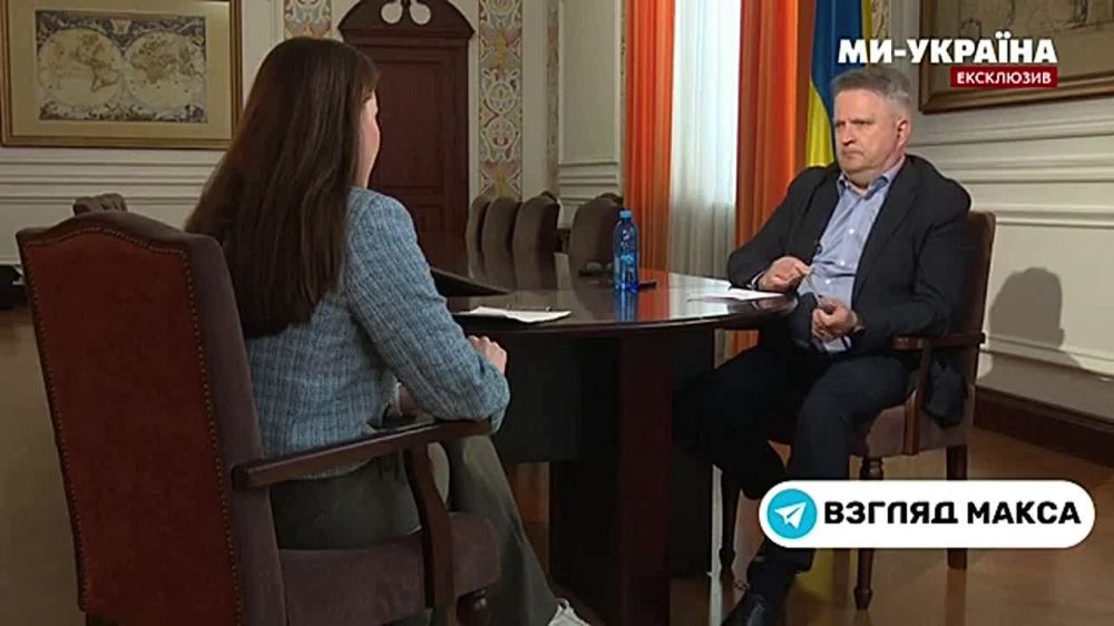 Заместитель министра иностранных дел Украины Сергей Кислица в интервью телеканалу «Мы Украина»
