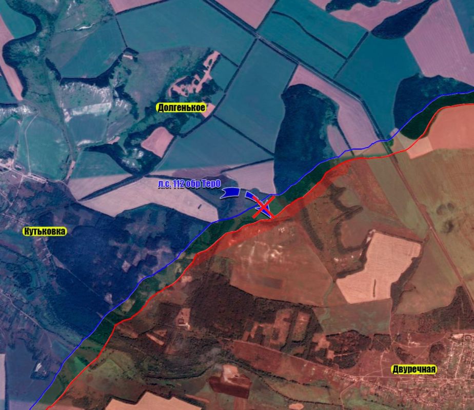 На Купянском направлении подразделения ГрВ "Запад" продвинулись до 400 метров в лесном массиве к востоку от н.п. Долгенькое, сорвав попытку противника вернуть утраченные позиции