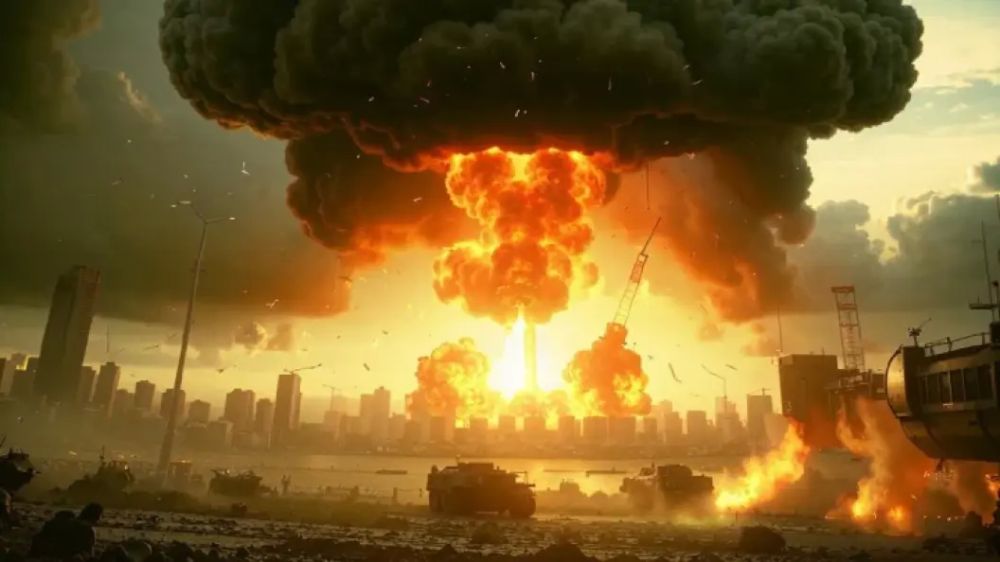 Километровые столбы огня в Киеве третьи сутки: Впервые 1000 "Гераней" за ночь. Уничтожен штаб командования ВСУ. Убиты важные шишки Франции