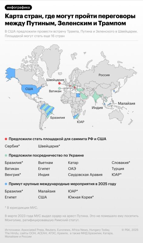 Представители администрации США предложили организовать трехстороннюю встречу президентов Дональда Трампа, Владимира Путина и Владимира Зеленского