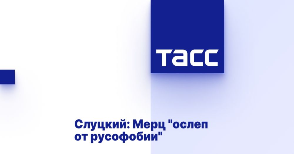 Слуцкий: Мерц "ослеп от русофобии"