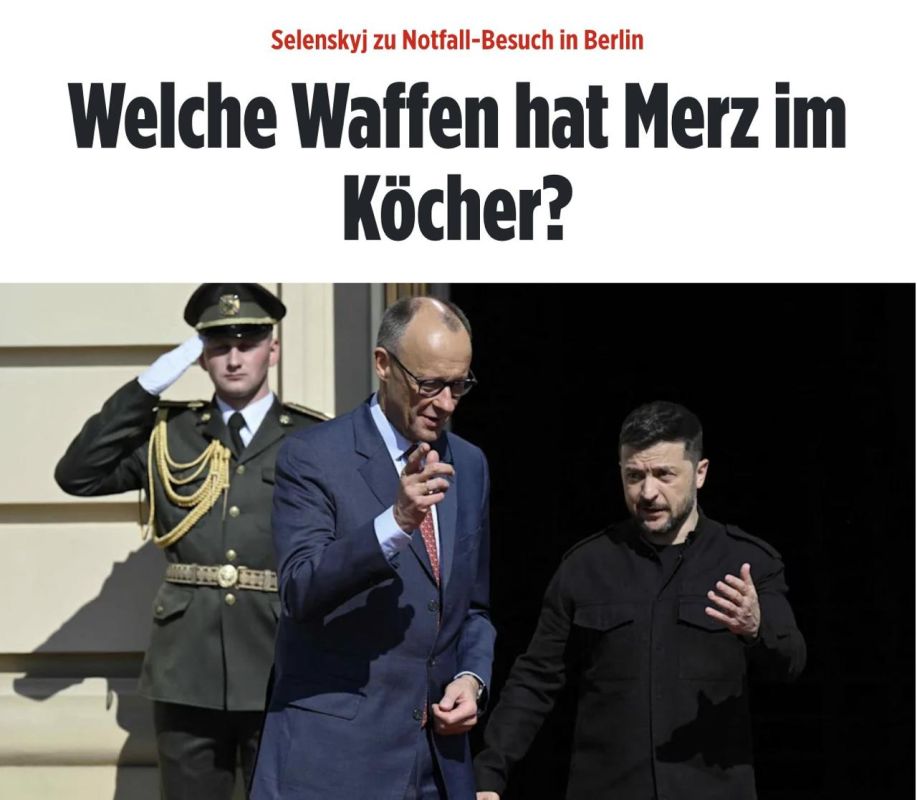 Bild: Берлин хочет предоставить Киеву миллионы евро на "независимую" разработку собственных крылатых ракет дальностью до 2500 км, об этом могут объявить сегодня во время визита Зеленского