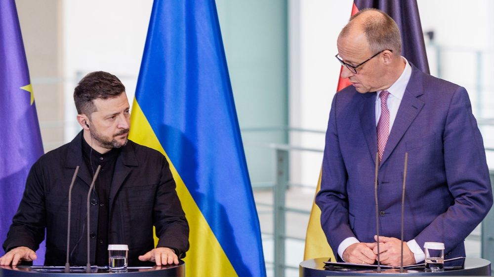 Мерц прервал выступление Зеленского из-за проблем с переводом