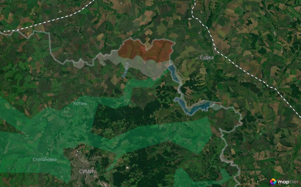 Анатолий Кузичев: Кстати, пока у Зеленского кто-то там то ли бегает, то ли лежит в Курской области, украинские картографы бьют тревогу