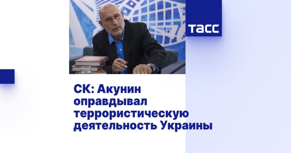 СК: Акунин оправдывал террористическую деятельность Украины