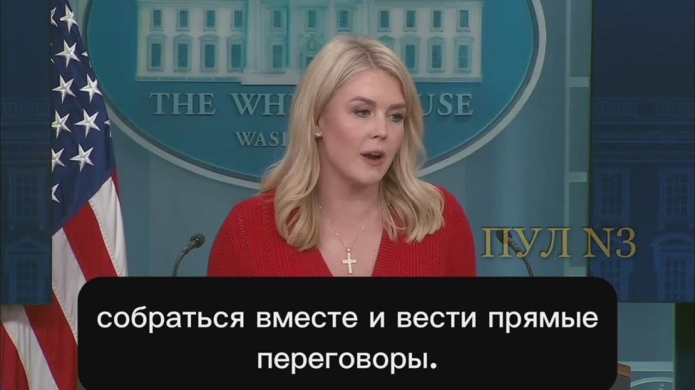 Пресс-секретарь Белого дома Левитт – понадеялась, что переговоры между Россией и Украиной в Турции состоятся: