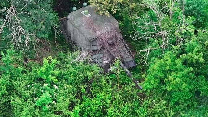 ВСУ потеряли танк в Харьковской области после удара «Молнии»