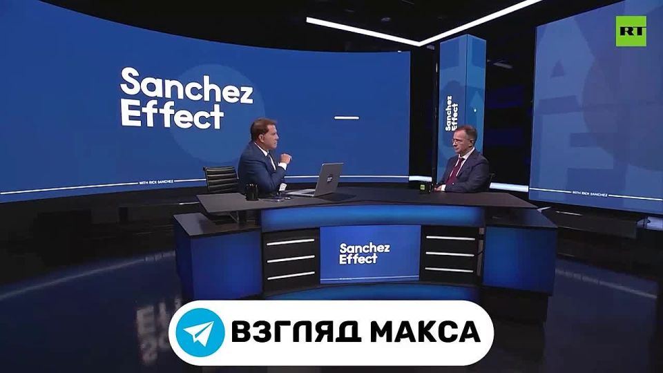 Владимир Мединский дал большое интервью американскому журналисту Рику Санчесу на RT