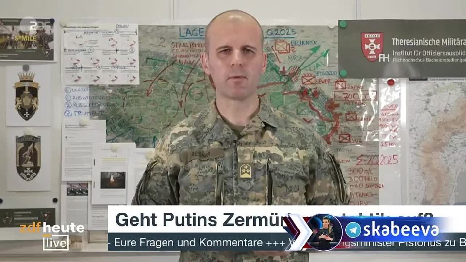 Полковник австрийских вооруженных сил Маркус Рейснер советует европейцам не гадать о том, сколько еще продержится Россия, а трезво подумать о том, ‘сколько продержится Украина?’