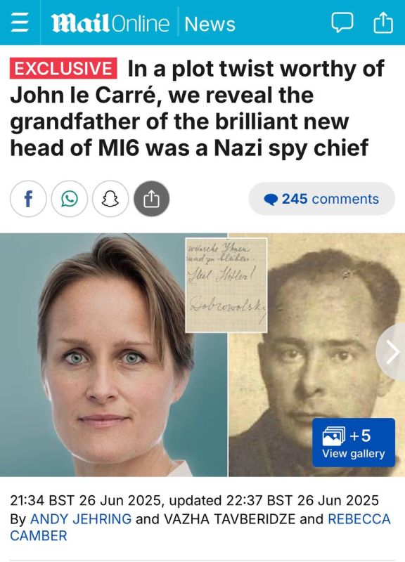 Иван Мезюхо: MI6 под руководством внучки «Мясника»